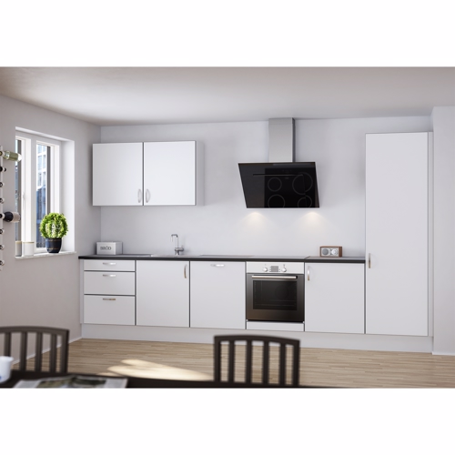 Køkken sæt 01 - White/Black Linie
