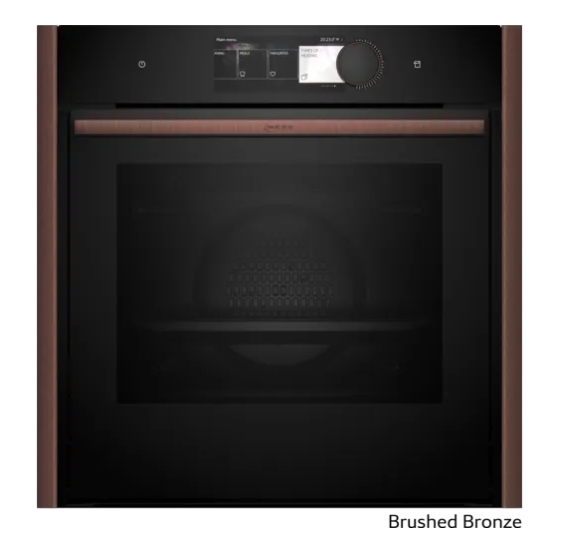 Kombi-/dampovn 60 x 60 cm Flexdesign 71l A+ m/disp - Neff N90 -  Brushed Bronze