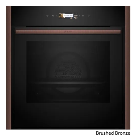 Indbygningsovn 60 x 60 cm Flex Design - Neff N70 -  Brushed Bronze