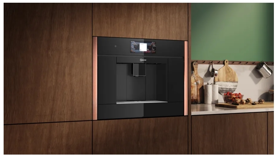 Fuldautomatisk indbygningskaffemaskine Flex Design - Neff N90 - Brushed Bronze