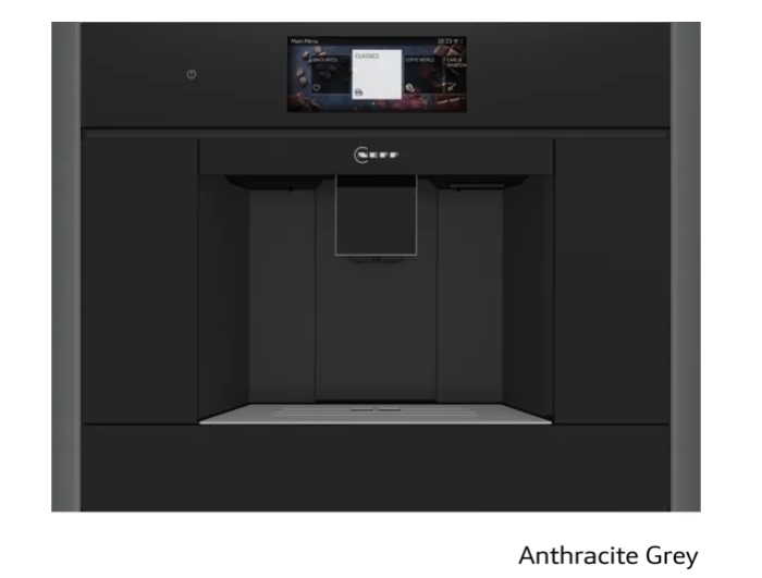 Fuldautomatisk indbygningskaffemaskine Flex Design - Neff N90 - Anthracite Grey