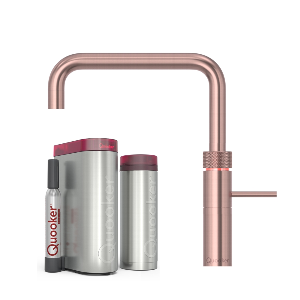 Quooker Fusion Square inkl. PRO3 & CUBE - Rose Copper