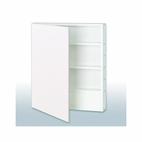 Hvid front emhættereol: b: 60 cm. med 1 låge