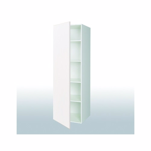 Malet hvid front Hyldeskab: b: 50 cm. med 1 låge