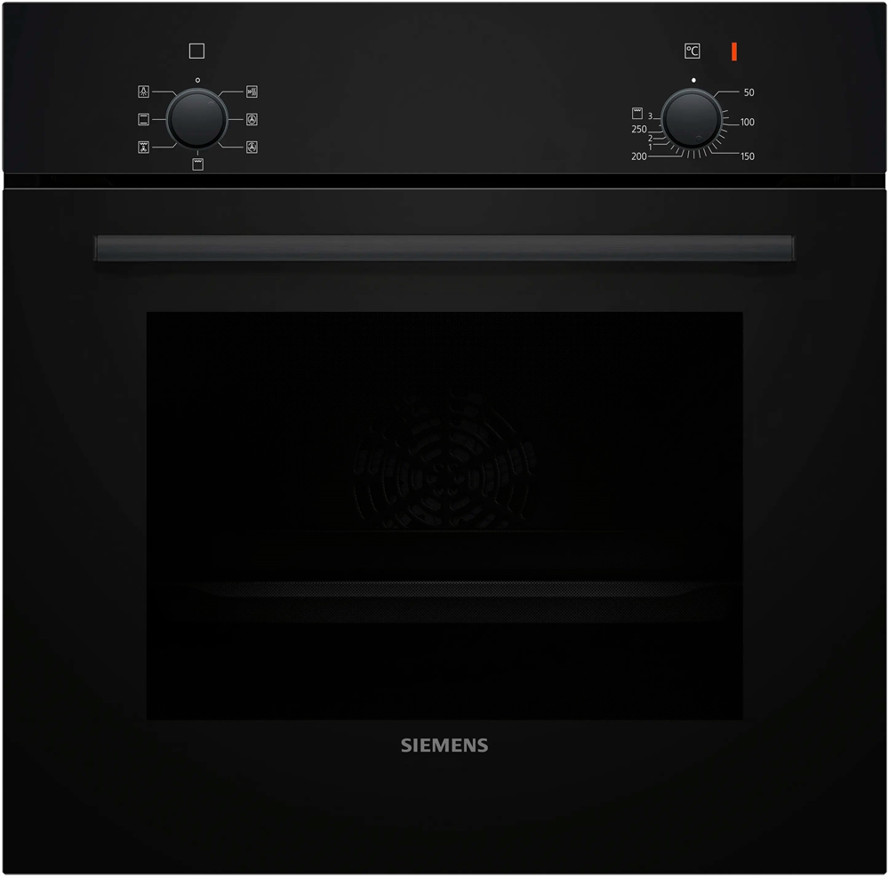 Indbygningsovn 60 x 60 cm Sort - IQ100 - Siemens HB010FBA1
