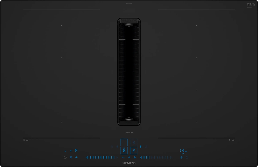 Induktionskogeplade 80 cm Sort - Siemens iQ700 - EX80BNX68E