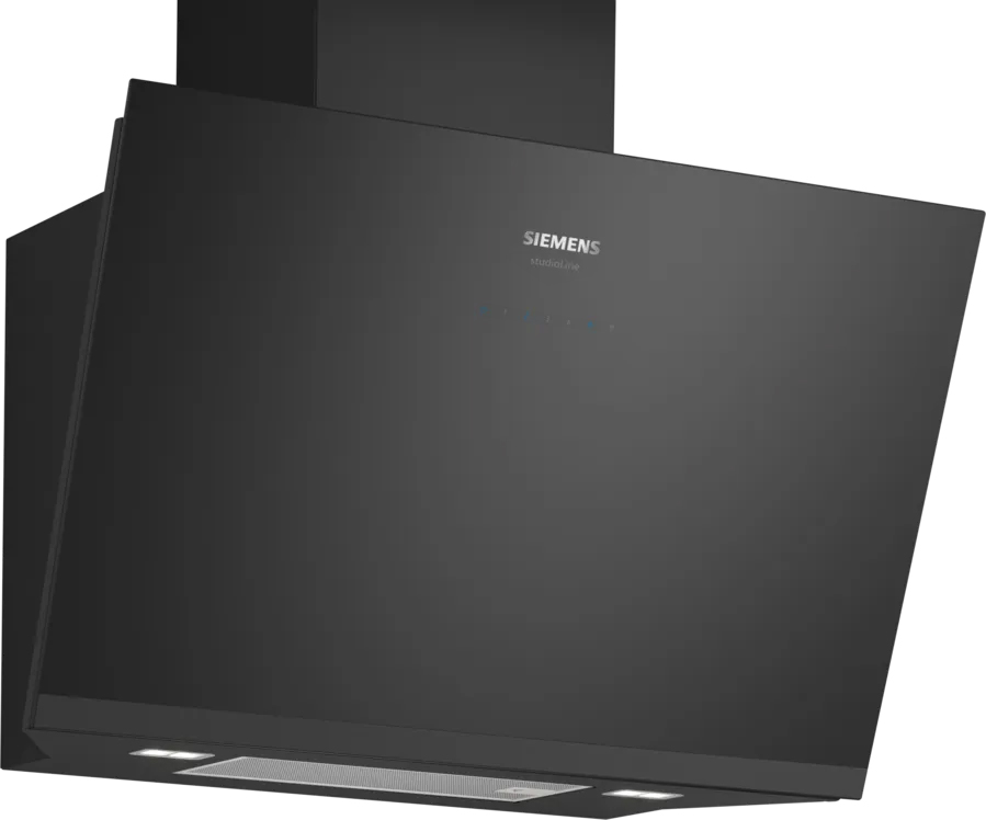 Væghængt emhætte 80 cm Klart glas med sort tryk - Siemens iQ500 - LC81KAN65