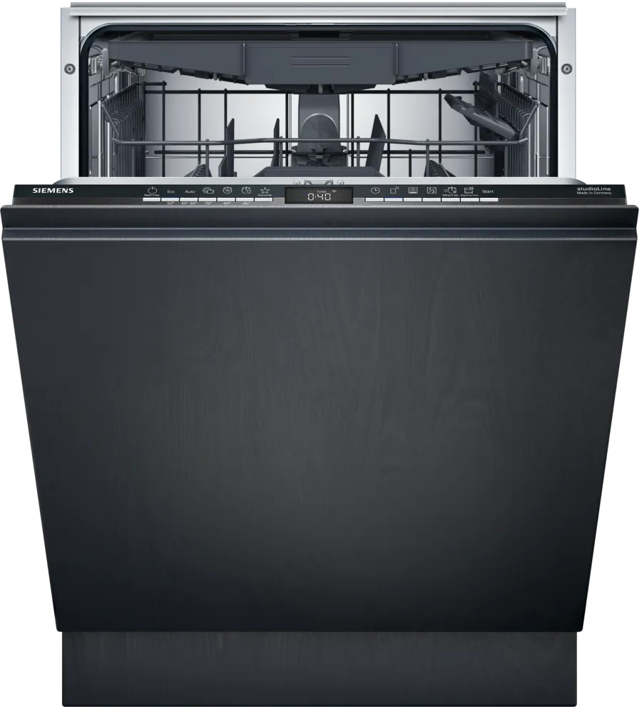 Fuldt integrerbar opvaskemaskine 60 cm - varioHinge - justerbar låge - Siemens iQ300 - SN93E805CE