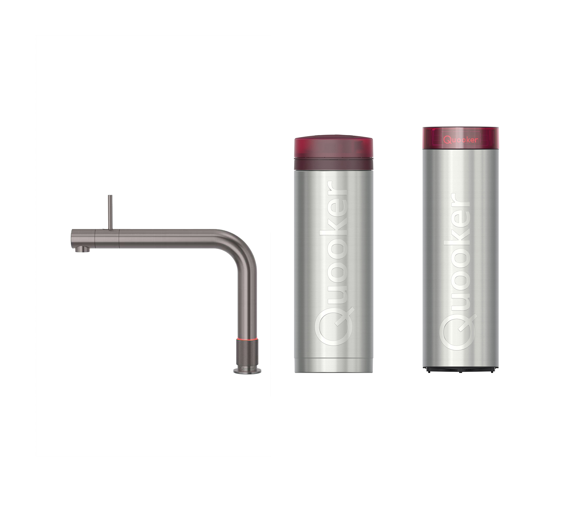 Quooker Front inkl. PRO3 & CUBE -  Gun metal