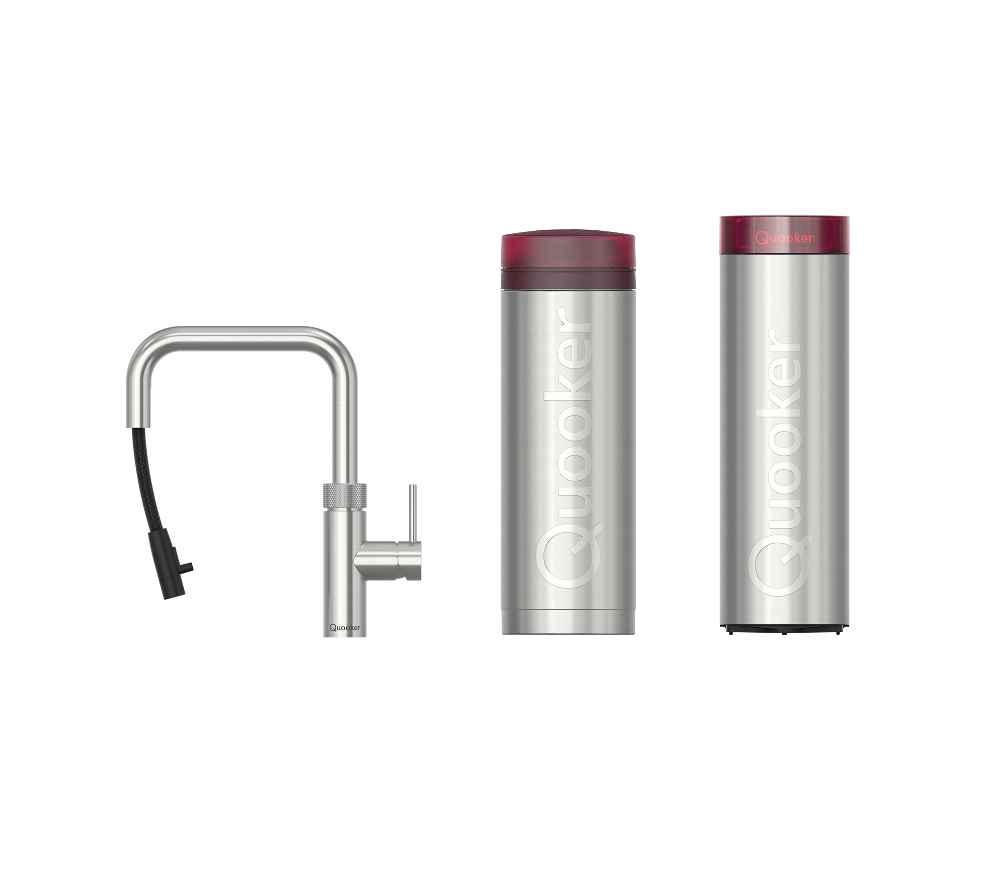 Quooker Flex inkl. PRO3 & CUBE -  Rustfrit stål