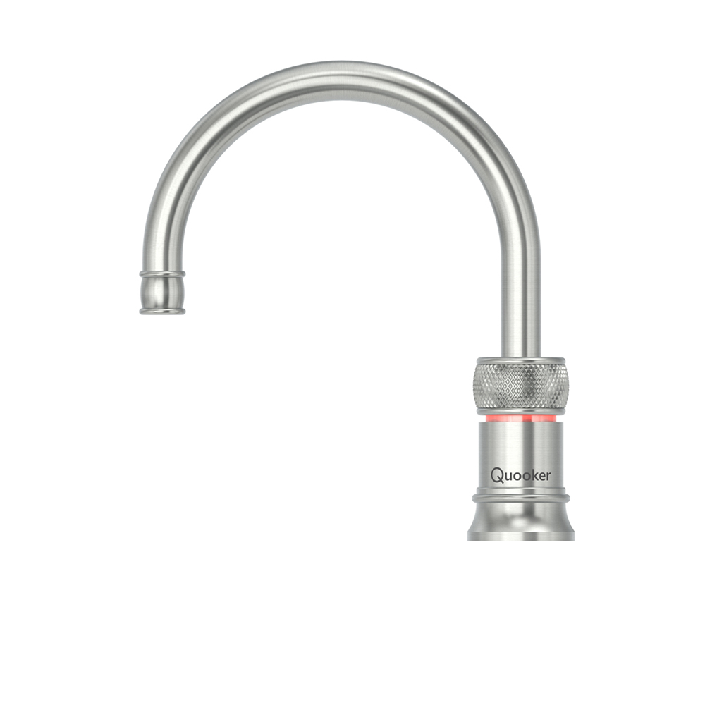 Quooker Classic Nordic Round - Rustfrit stål - Uden beholder