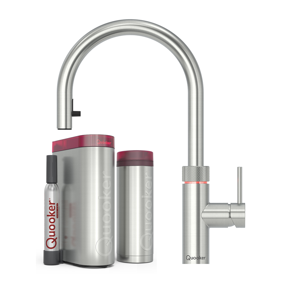 Quooker Flex inkl. PRO3 & CUBE -  Rustfrit stål