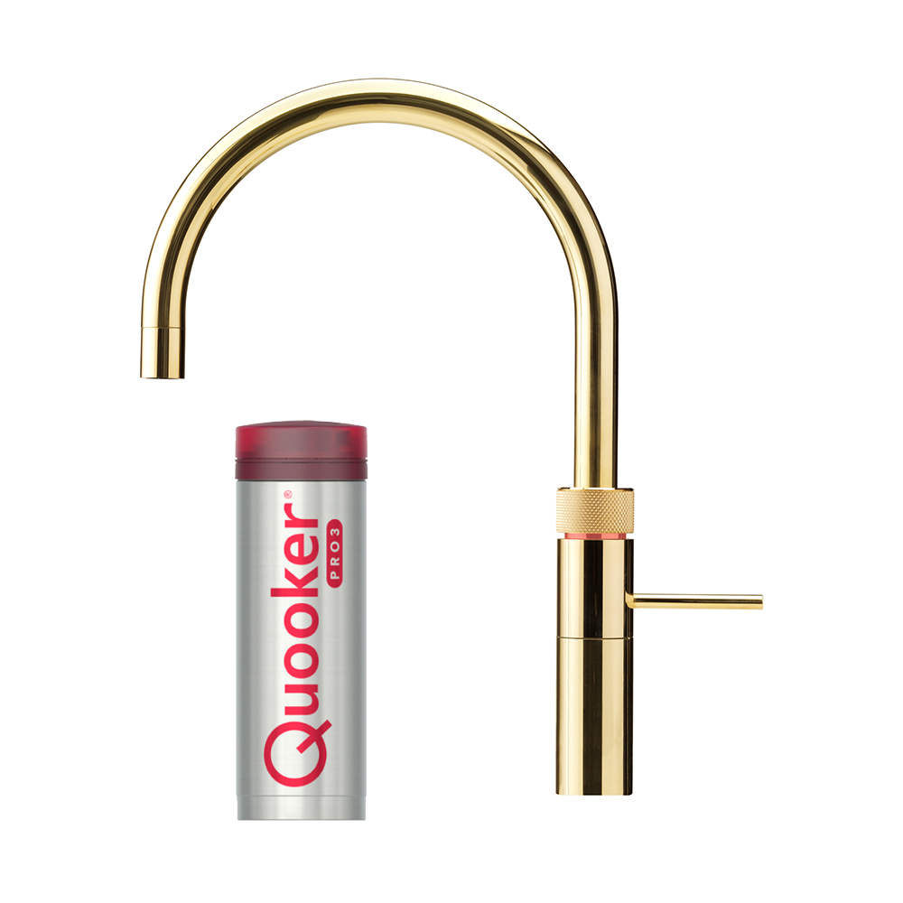 Quooker Fusion Round inkl. PRO3 - Messing