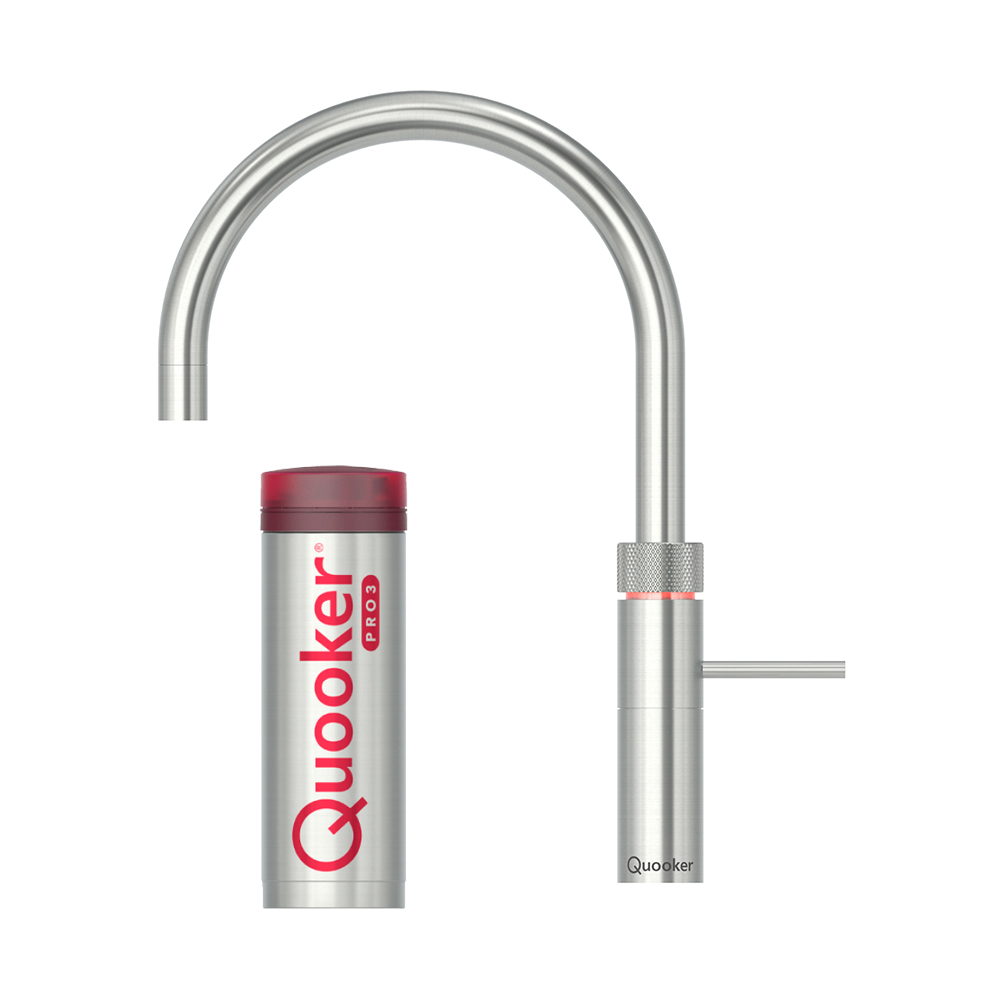 Quooker Fusion Round inkl. PRO3 - Rustfrit stål