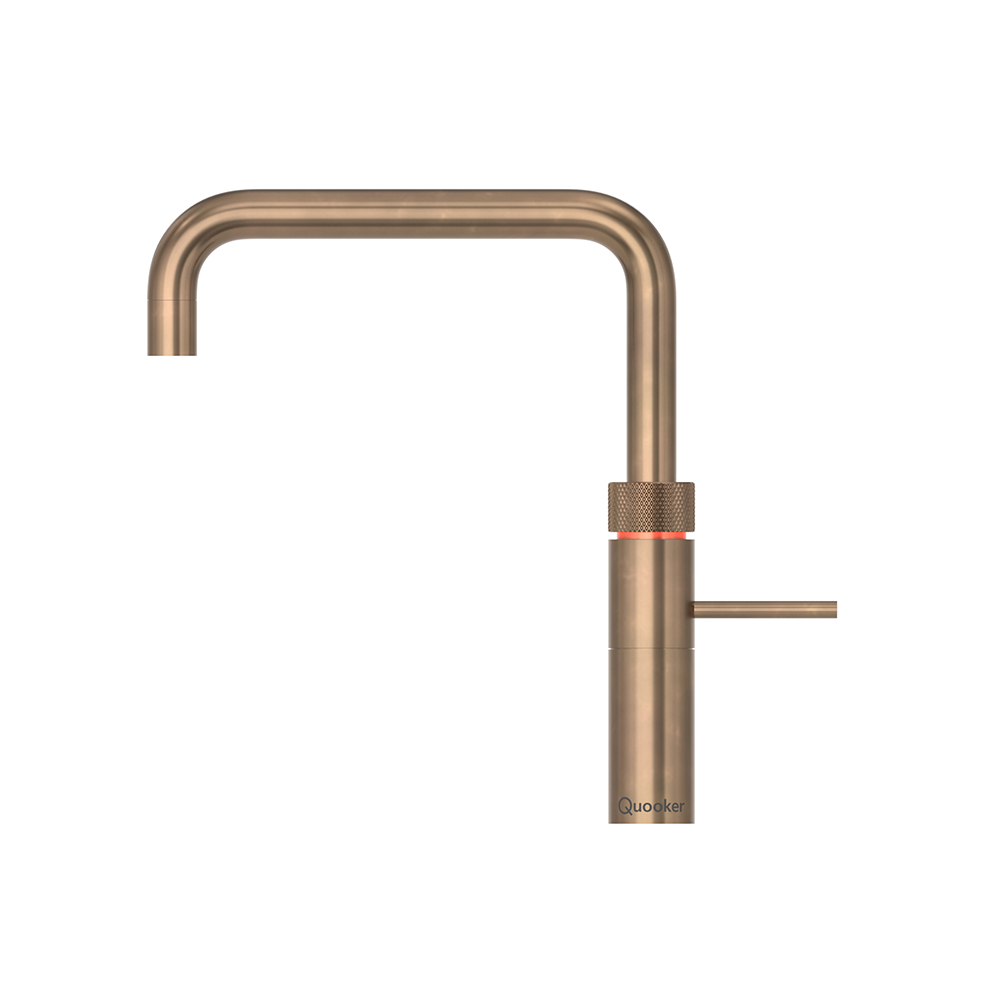 Quooker Fusion Square - Bruneret Messing - Uden beholder