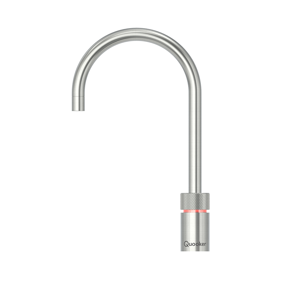 Quooker Nordic Round - Rustfrit stål - Uden beholder